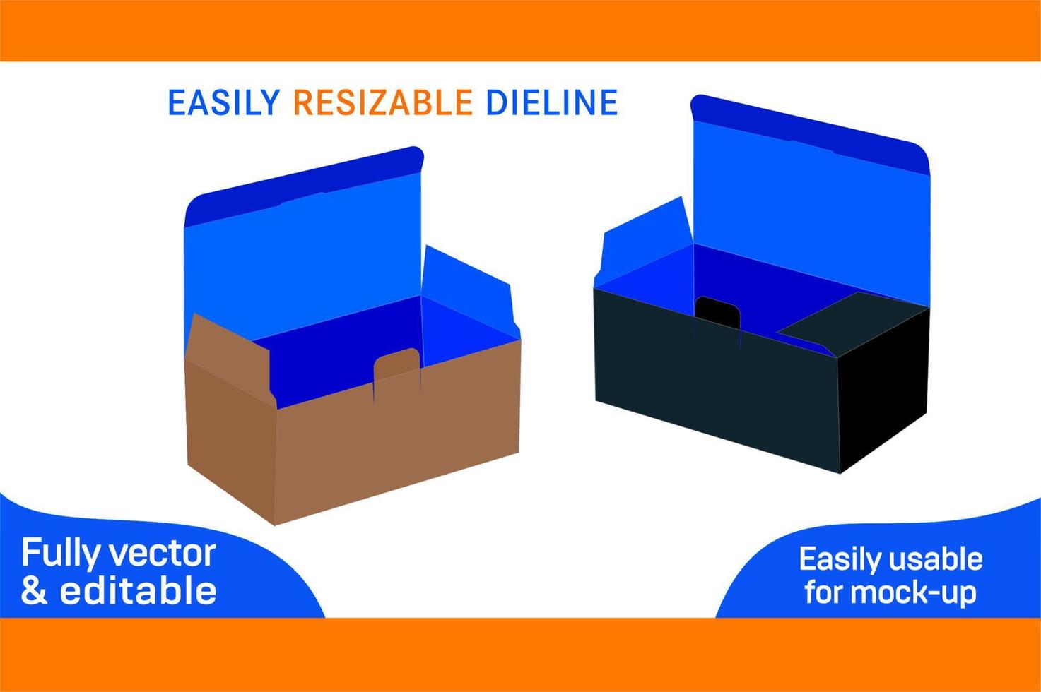 desechable cara máscara caja embalaje dieline modelo y 3d caja diseño 3d caja vector