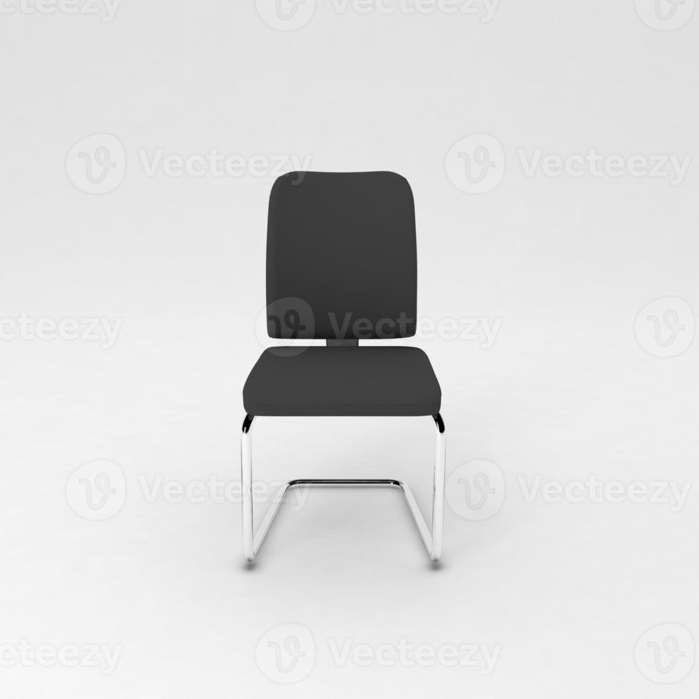 Armchair 3D render realistic furniture front view photo