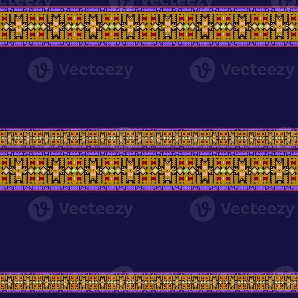 Ikat geometric folklore ornament. Tribal ethnic texture. Seamless striped pattern in Aztec style. Figure tribal embroidery. Indian, Scandinavian, Gyp sy, Mexican, folk pattern.ikat Seamless pattern. photo