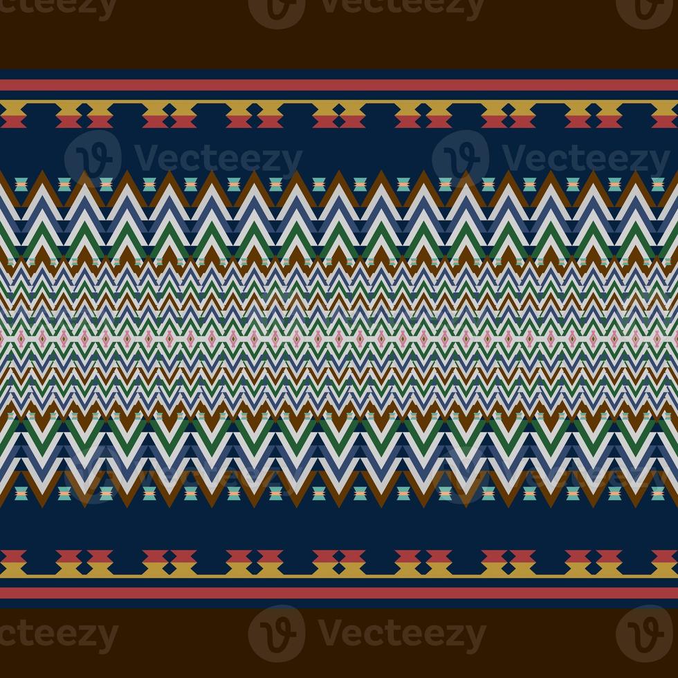 Ikat geometric folklore ornament. Tribal ethnic texture. Seamless striped pattern in Aztec style. Figure tribal embroidery. Indian, Scandinavian, Gyp sy, Mexican, folk pattern.Seamless pattern fab photo