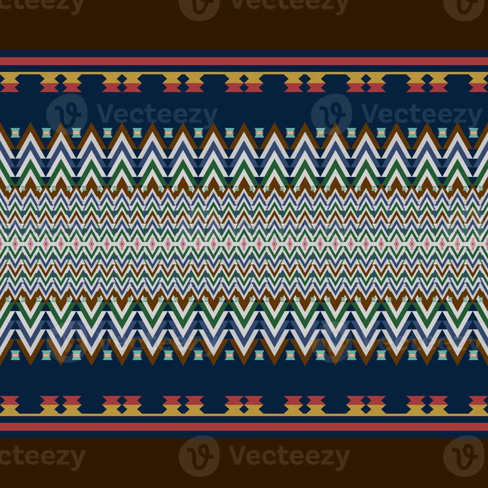 Ikat geometric folklore ornament. Tribal ethnic texture. Seamless striped pattern in Aztec style. Figure tribal embroidery. Indian, Scandinavian, Gyp sy, Mexican, folk pattern.Seamless pattern fab photo