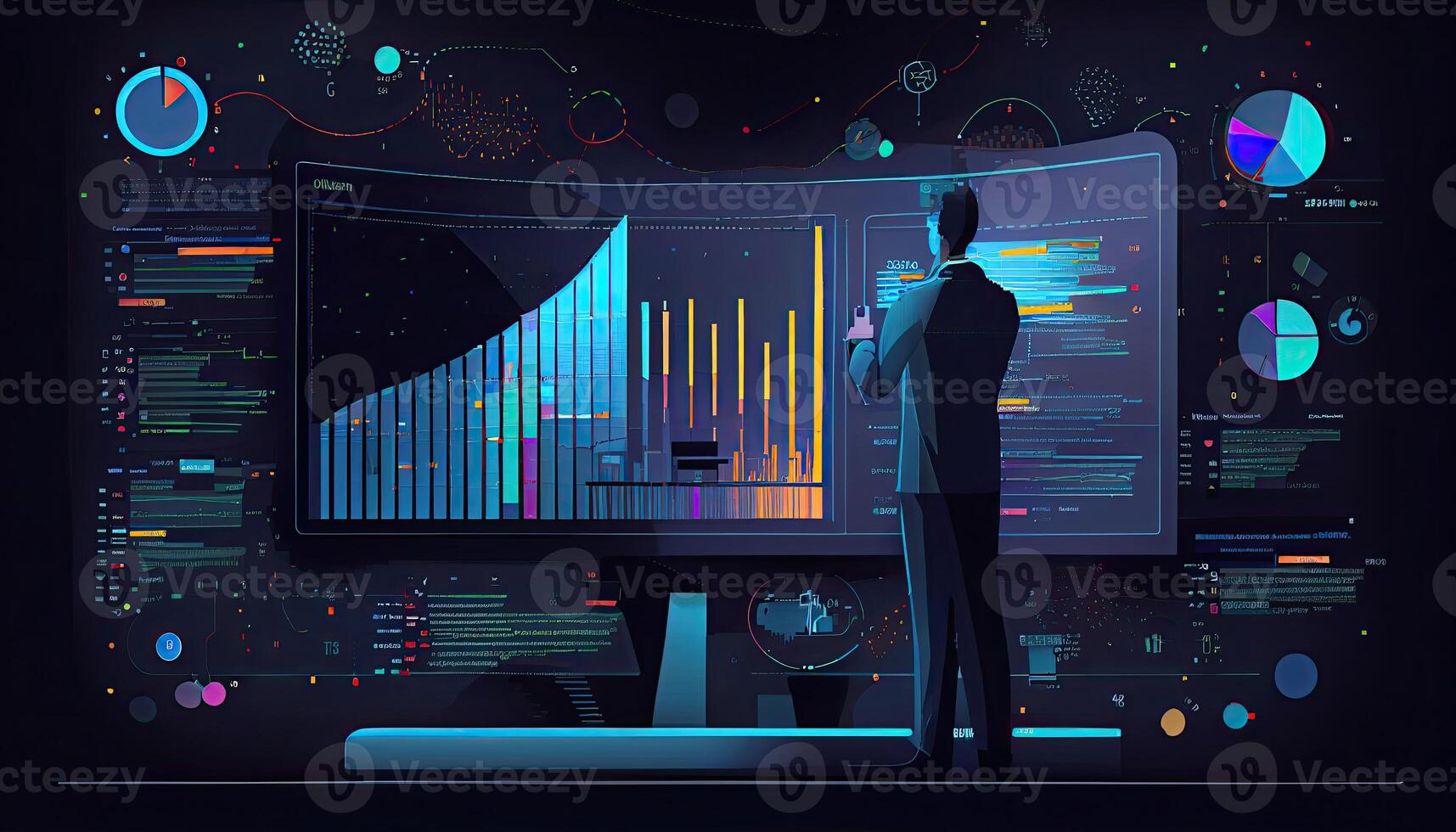 Analyst Working On Business Analytics Dashboard Generated Ai 22723540 Stock Photo At Vecteezy Analyst Working On Business Analytics Dashboard Generated Ai 22723540 Stock Photo At Vecteezy