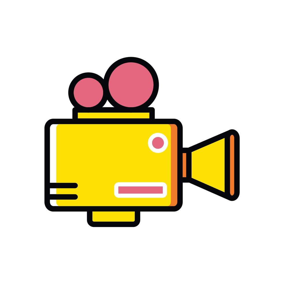 video camera icon vector