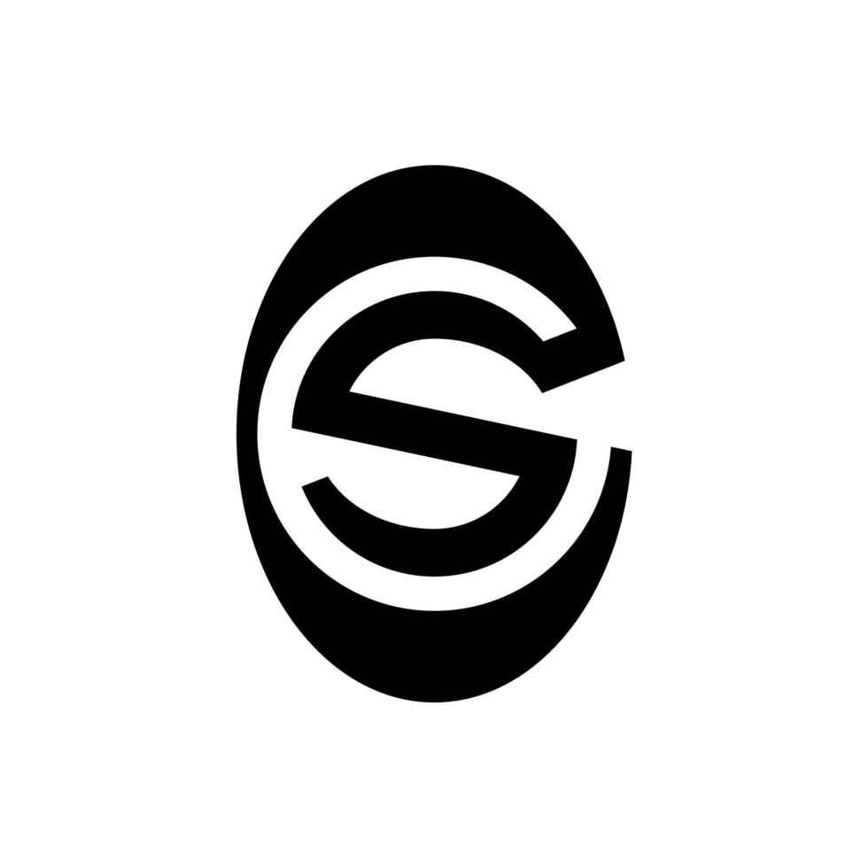 Vector CS Letter Monogram Logo Set for Web and Print Applications