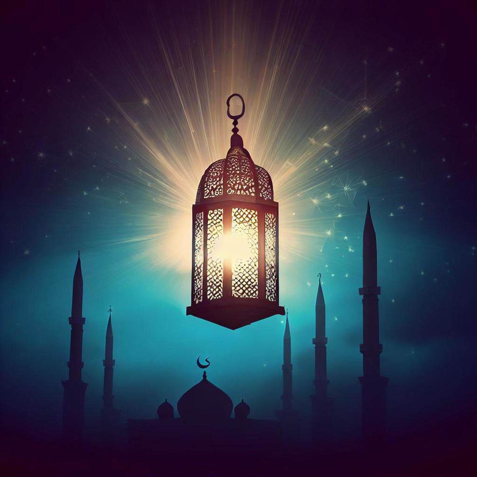 Ramadan mosque islamic lantern photo