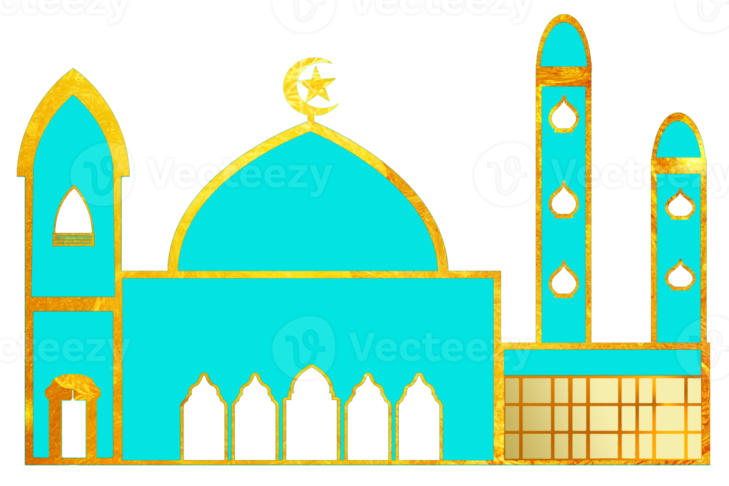 icon design of mosque place for Muslim pray png