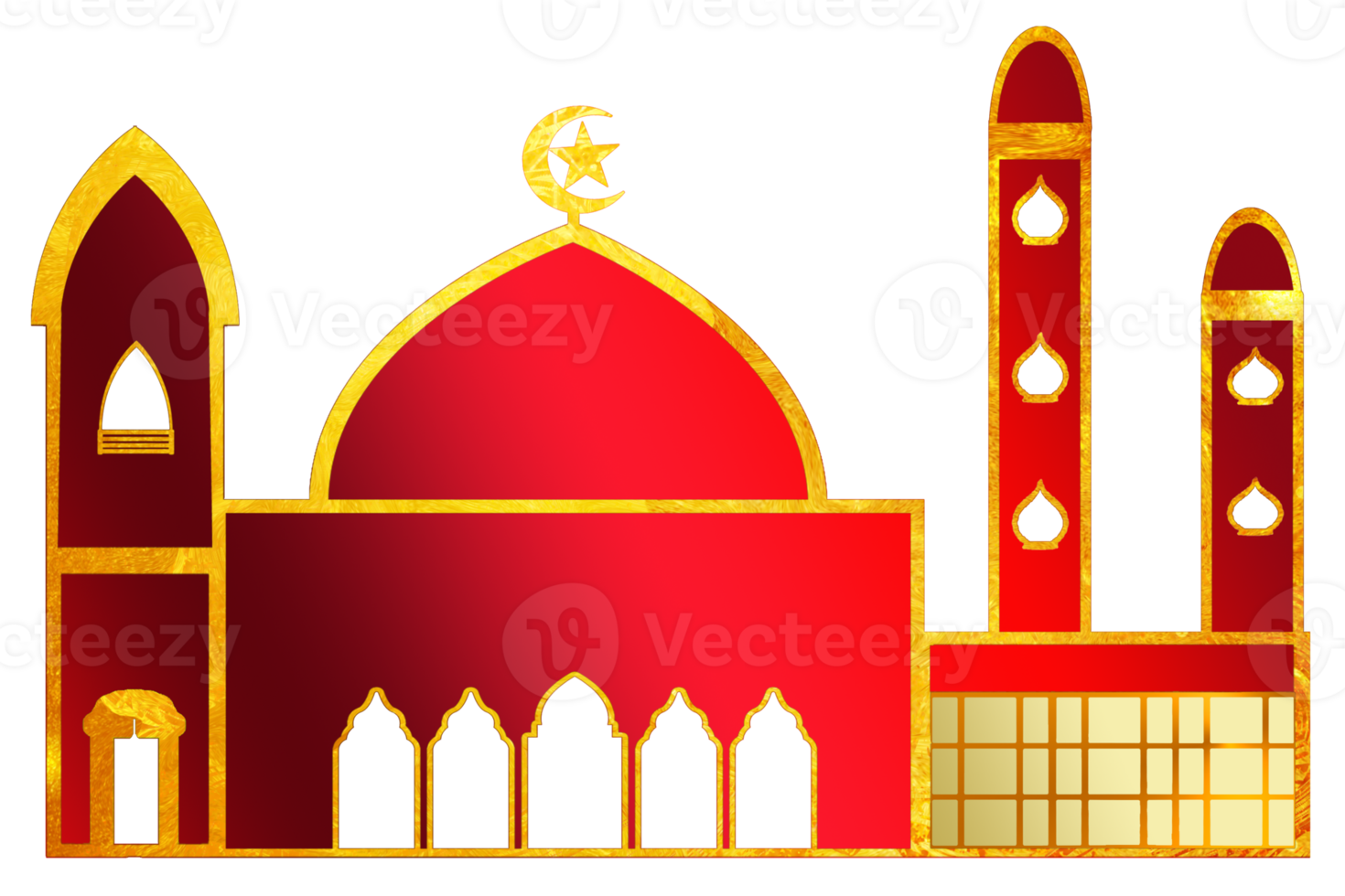 icon design of mosque place for Muslim pray png