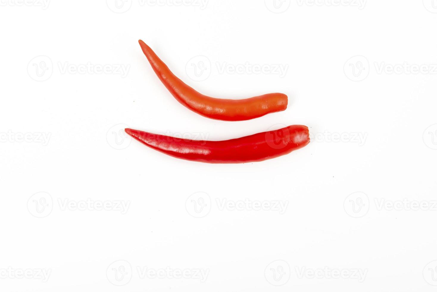 Chili pepper isolated on white background photo