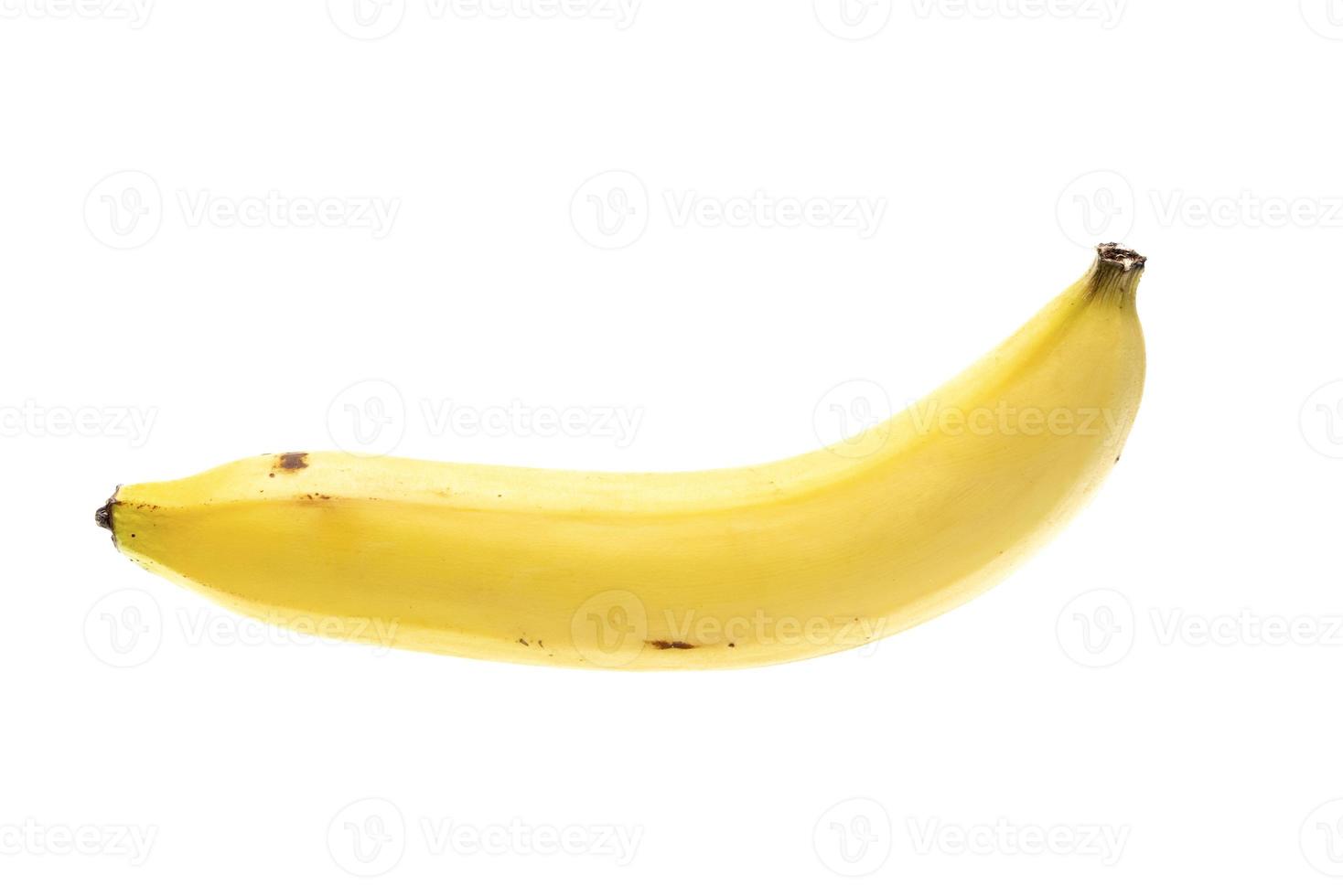 banana against white background photo