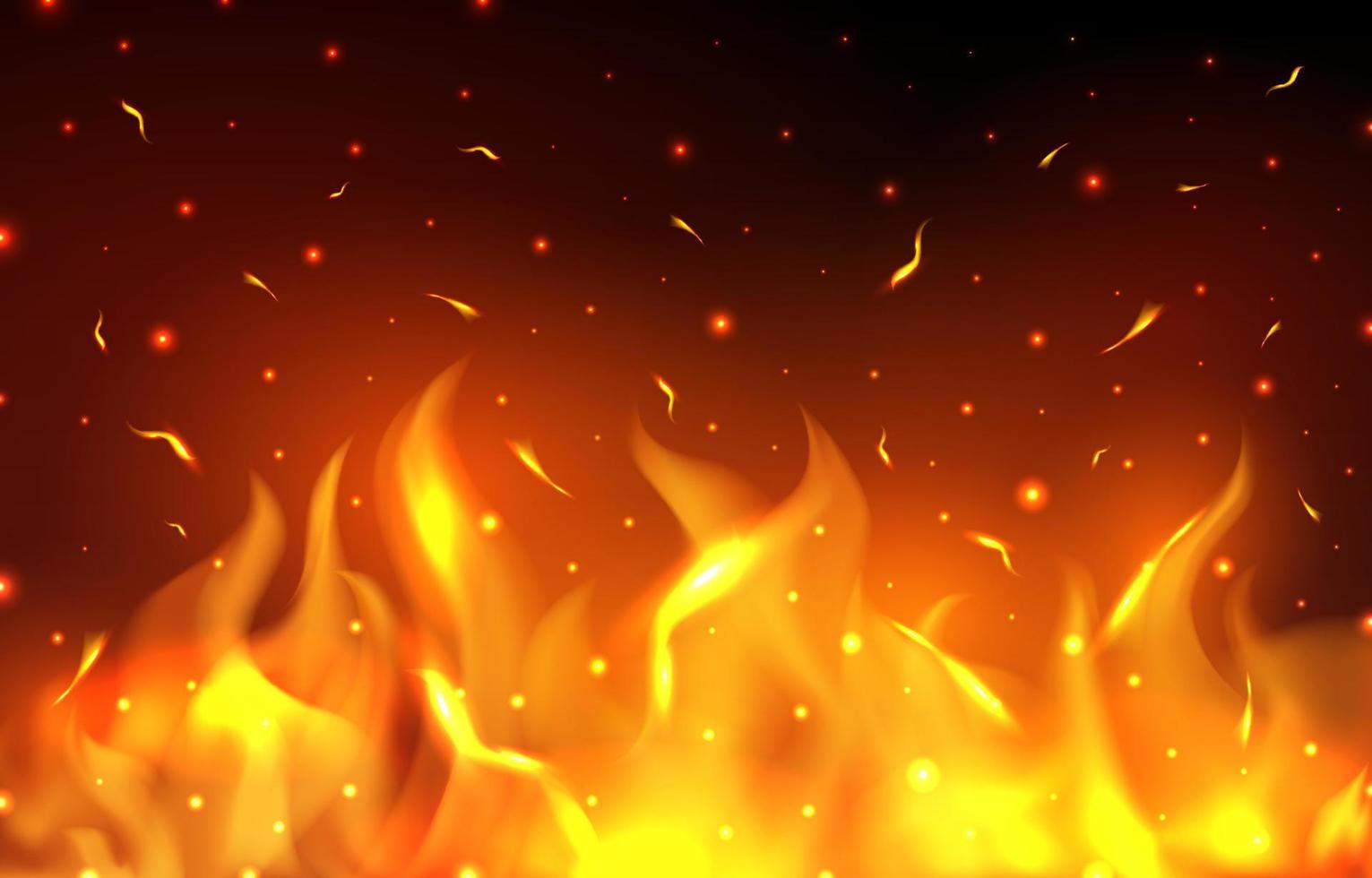 Fire Flare Effect Background vector