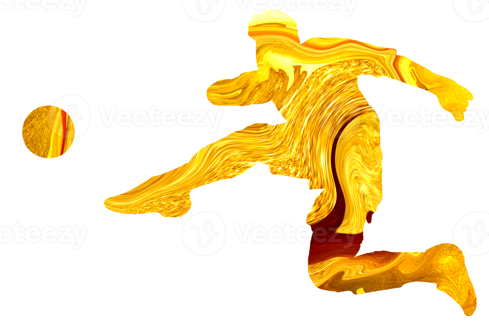 icon of soccer player kicking a ball 22725573 PNG