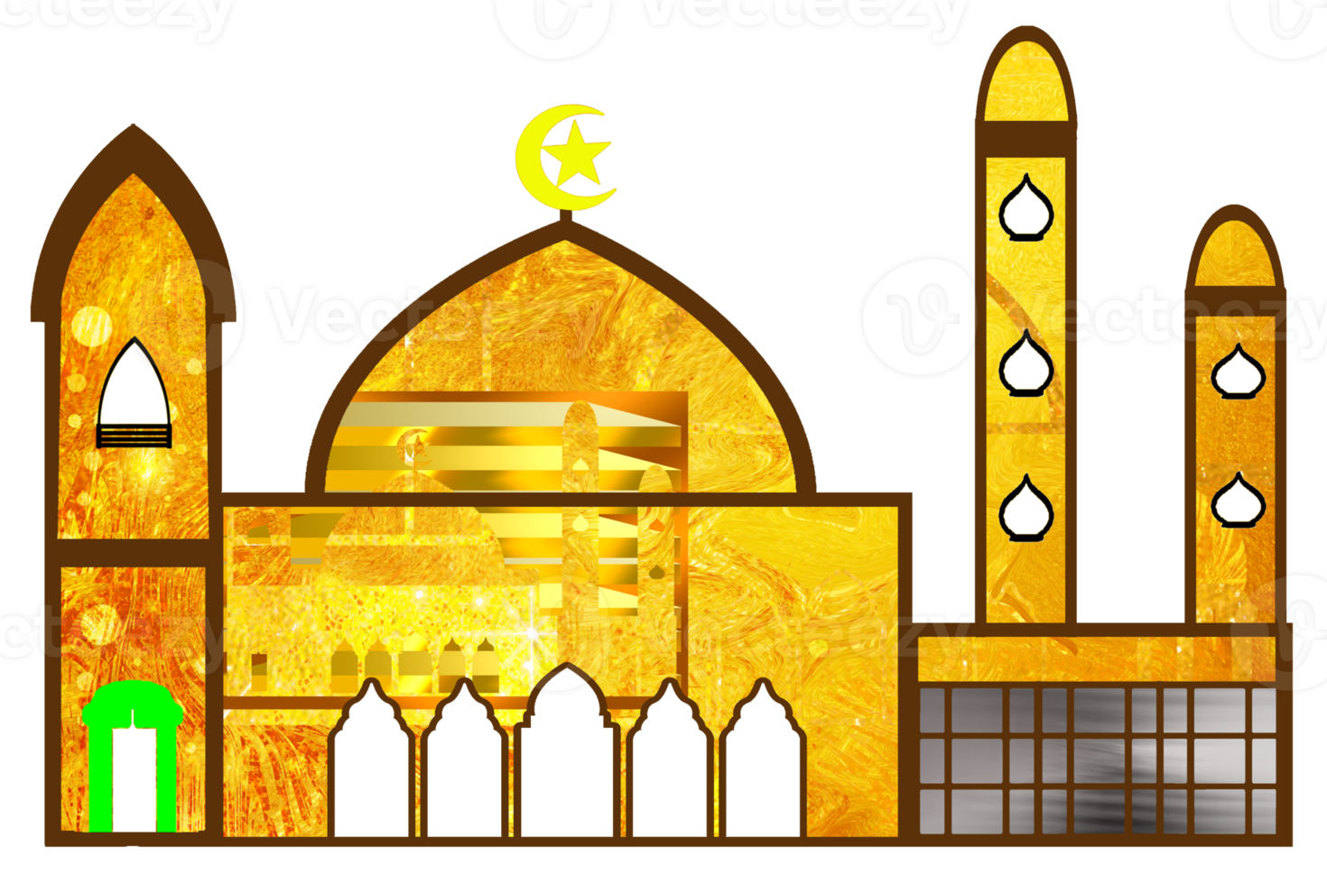 icon design of mosque place for Muslim pray png