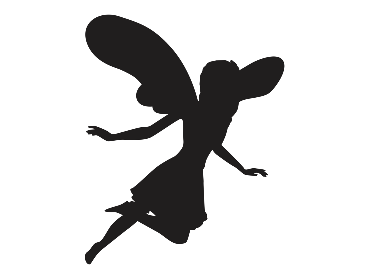 Fantasie - - Fee Silhouette png