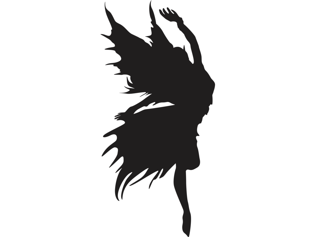 fantasi - fe- silhuett png