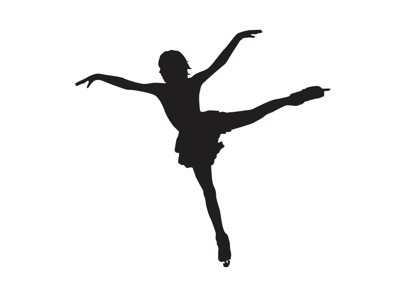 donna ghiaccio pattinando ballerino png