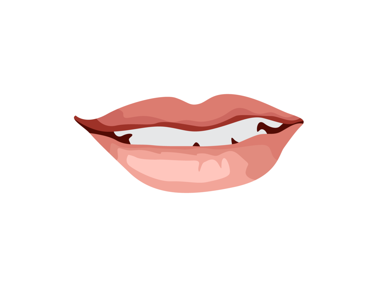 Teil von Körper - - Damen Lippen png