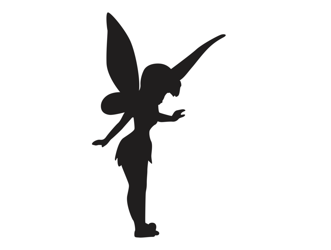 tinkerbell silhouette png