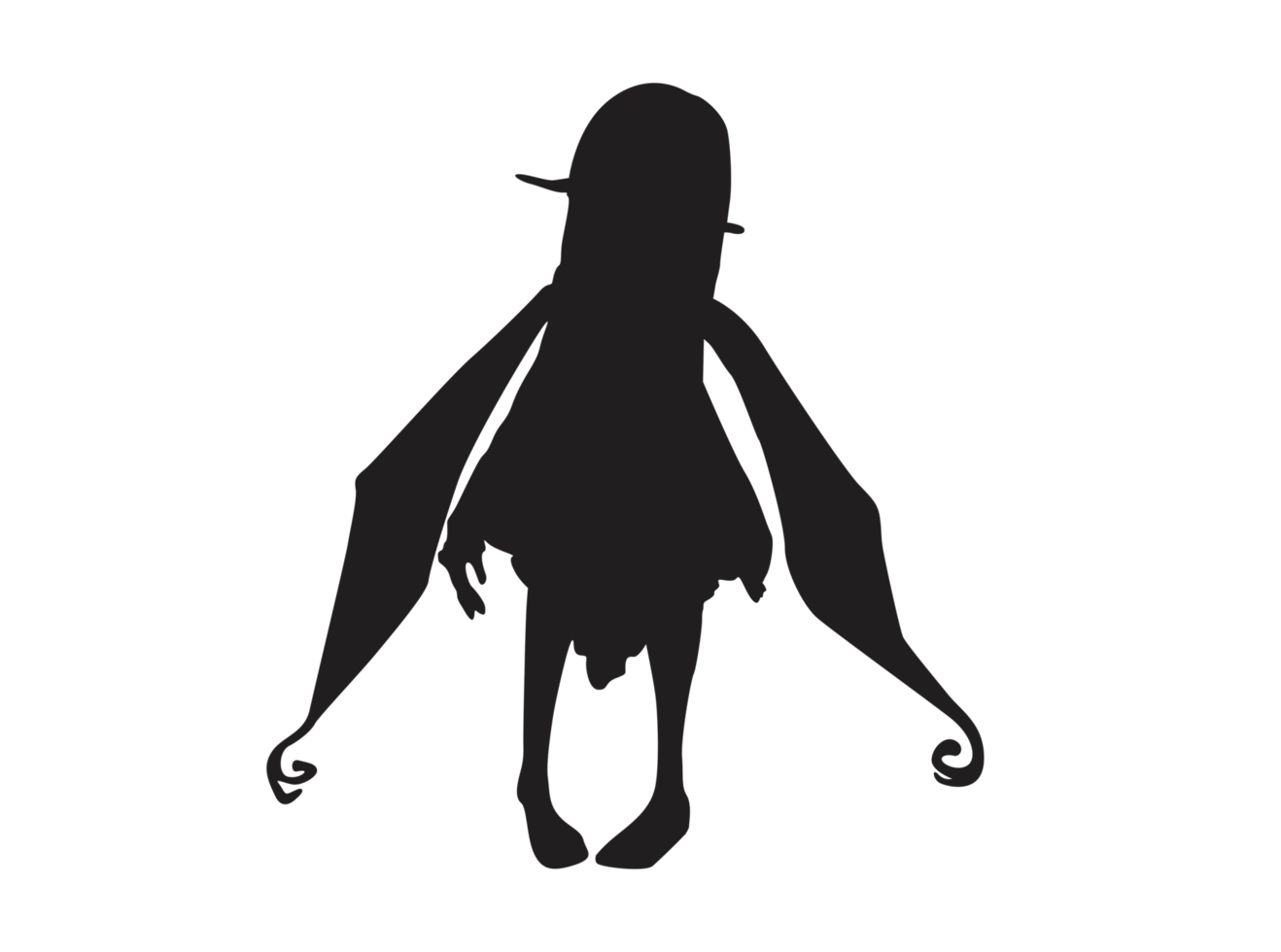 Fantasie - - Fee Silhouette png