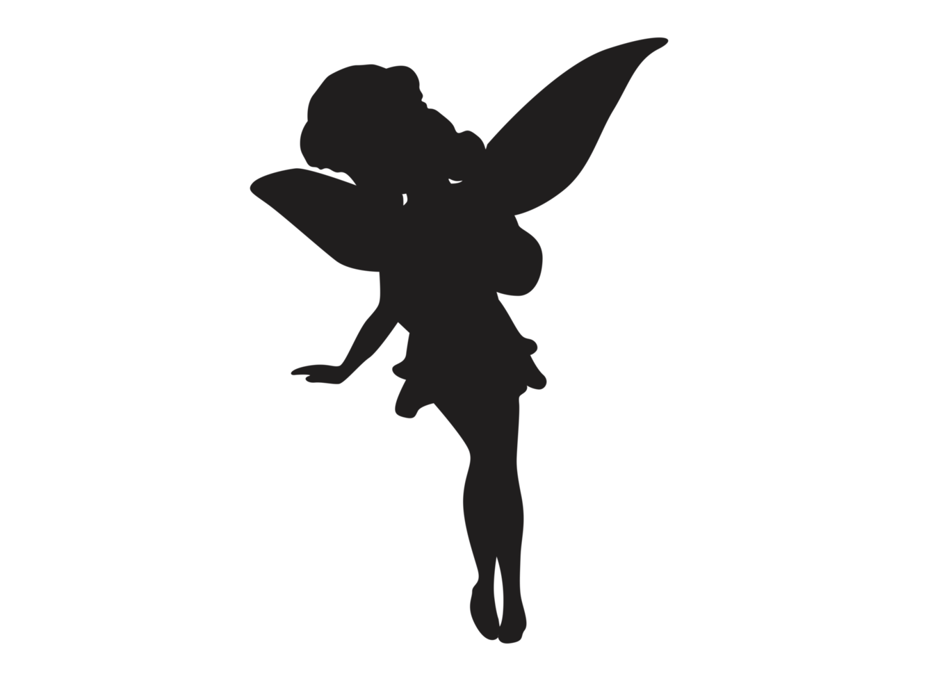 Fantasy - Fairy silhouette png