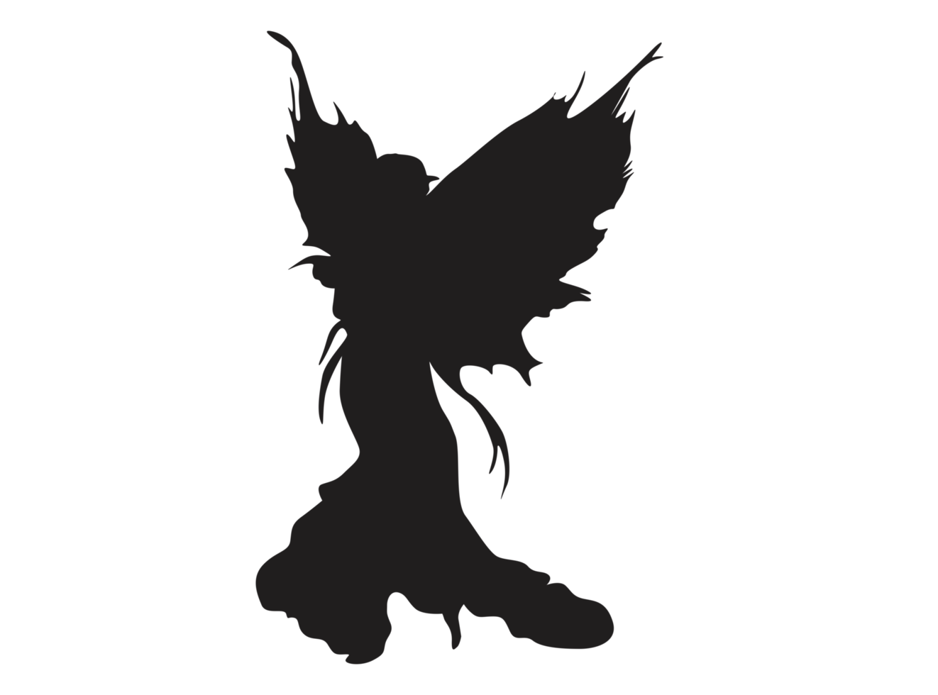 Fantasie - - Fee Silhouette png