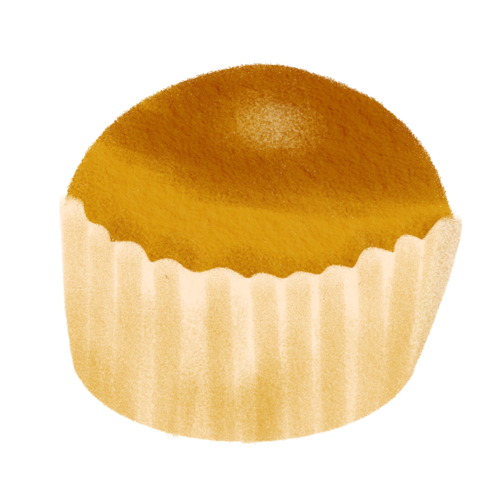 Delicious bread illustration png