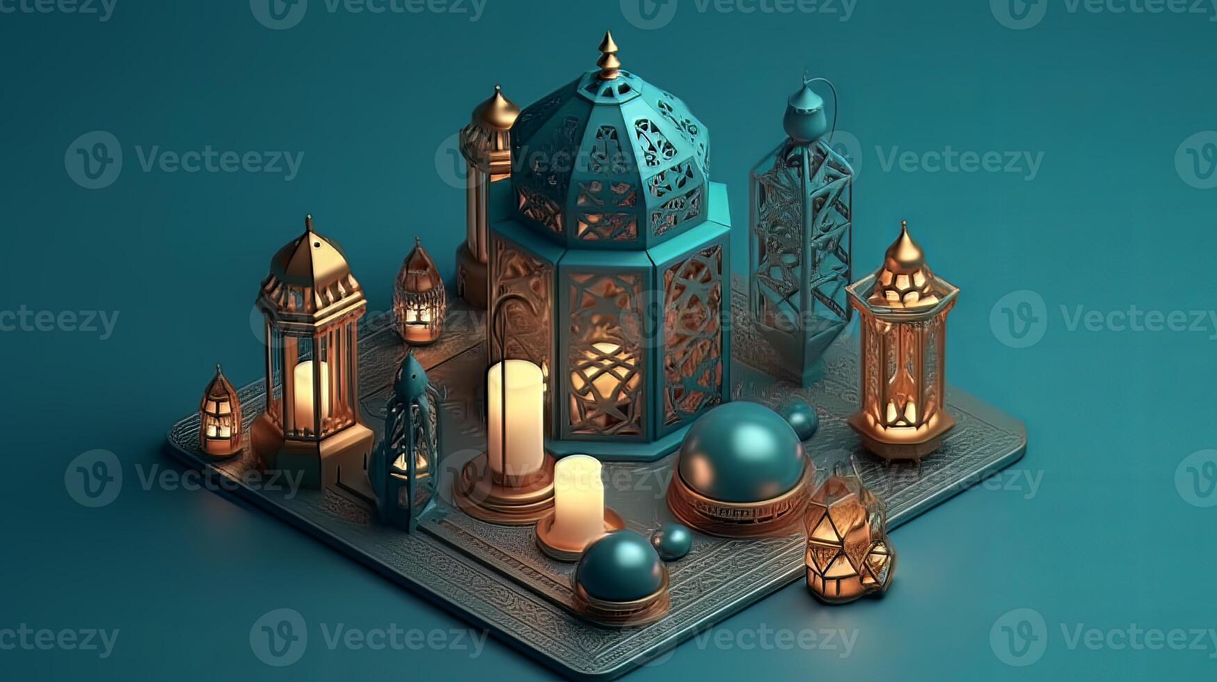 Ramadan The ninth month of Islamic calendar Observed by Muslims around world as A month of fasting prayer repercussions society Month commemorating first verses of Prophet Muhammad art photo