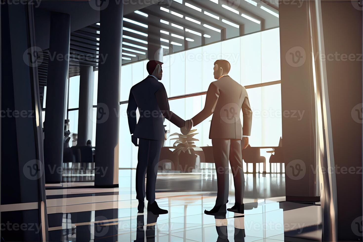 business people shaking hands photo