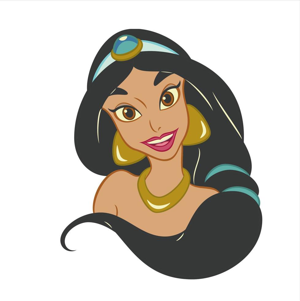 disney princesses in fairy tales vector