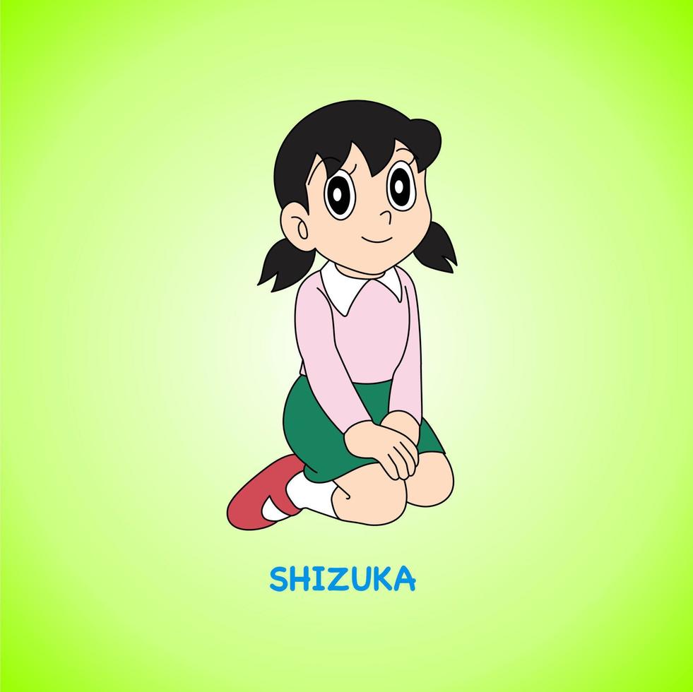 character in doraemon cartoon vector