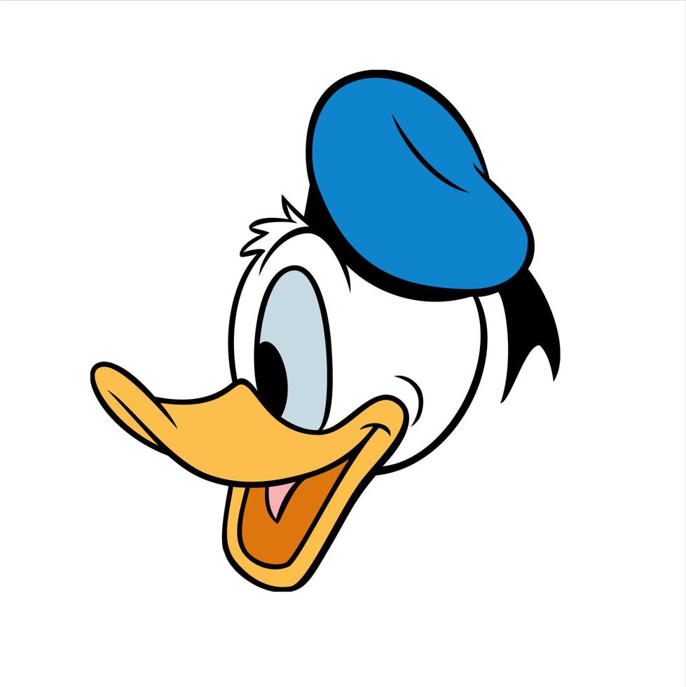 Donald Pato dibujos animados vector