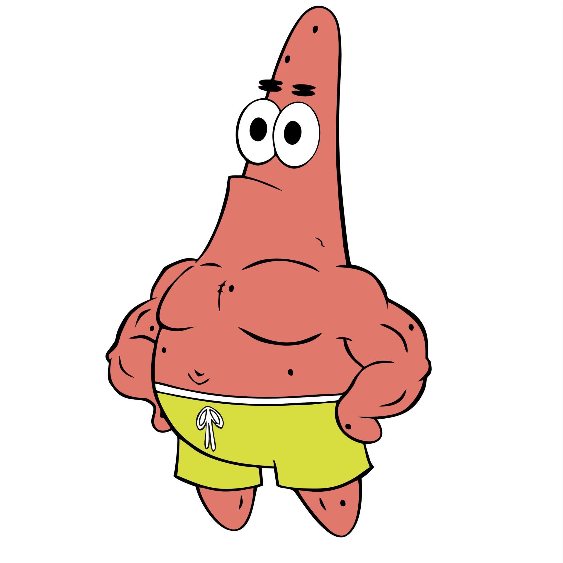 patrick star in spongebob squarepants 22726411 Vector Art at Vecteezy