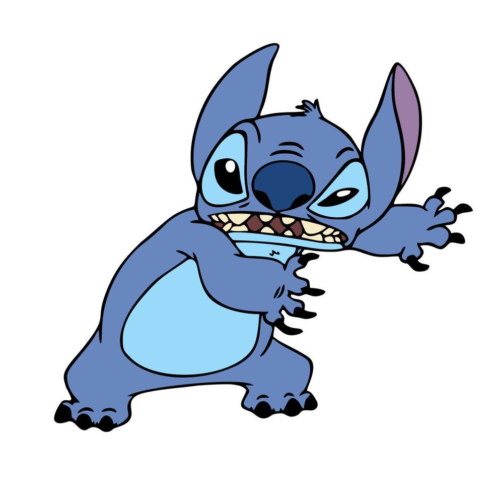 lilo and stitch cartoon vector
