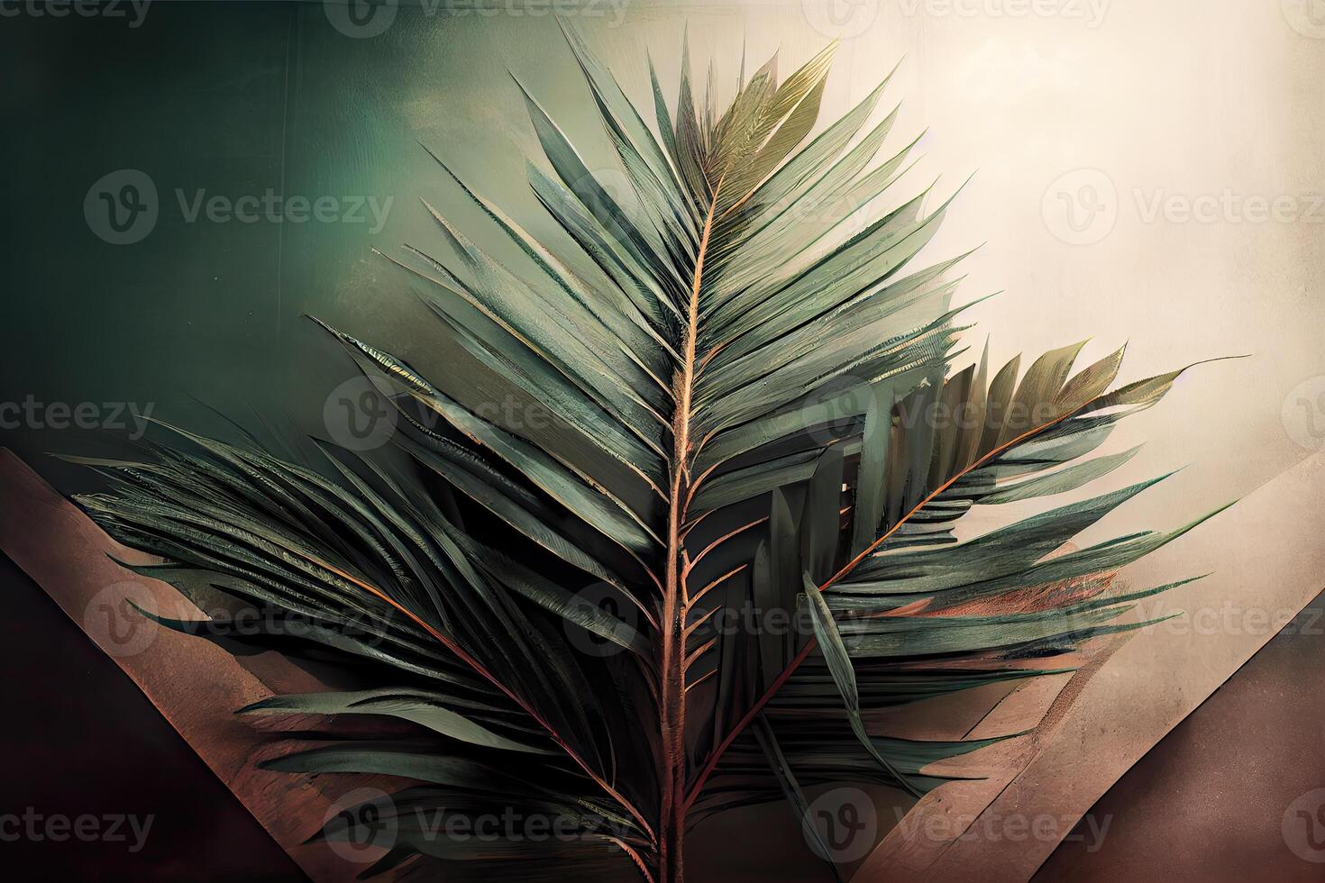 PalmSunday on the occasion of Jesus' entry into Jerusalem generrated ai photo