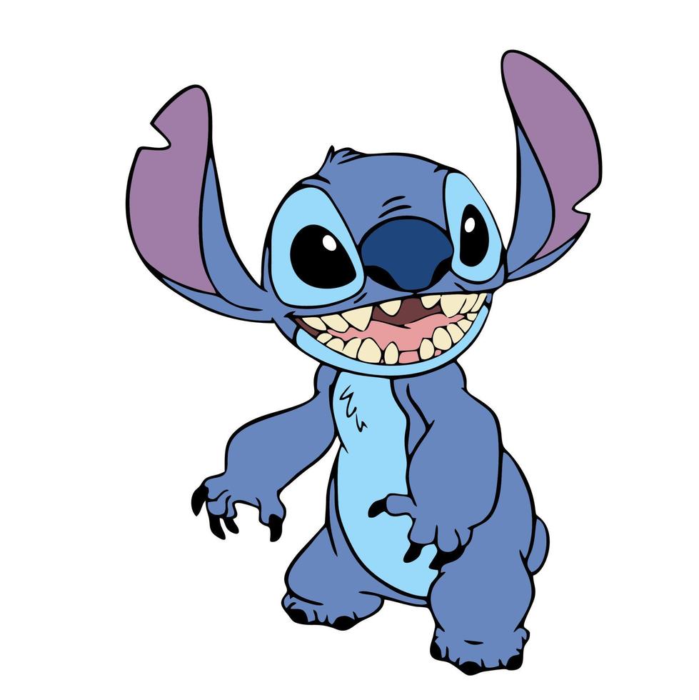 lilo and stitch cartoon vector