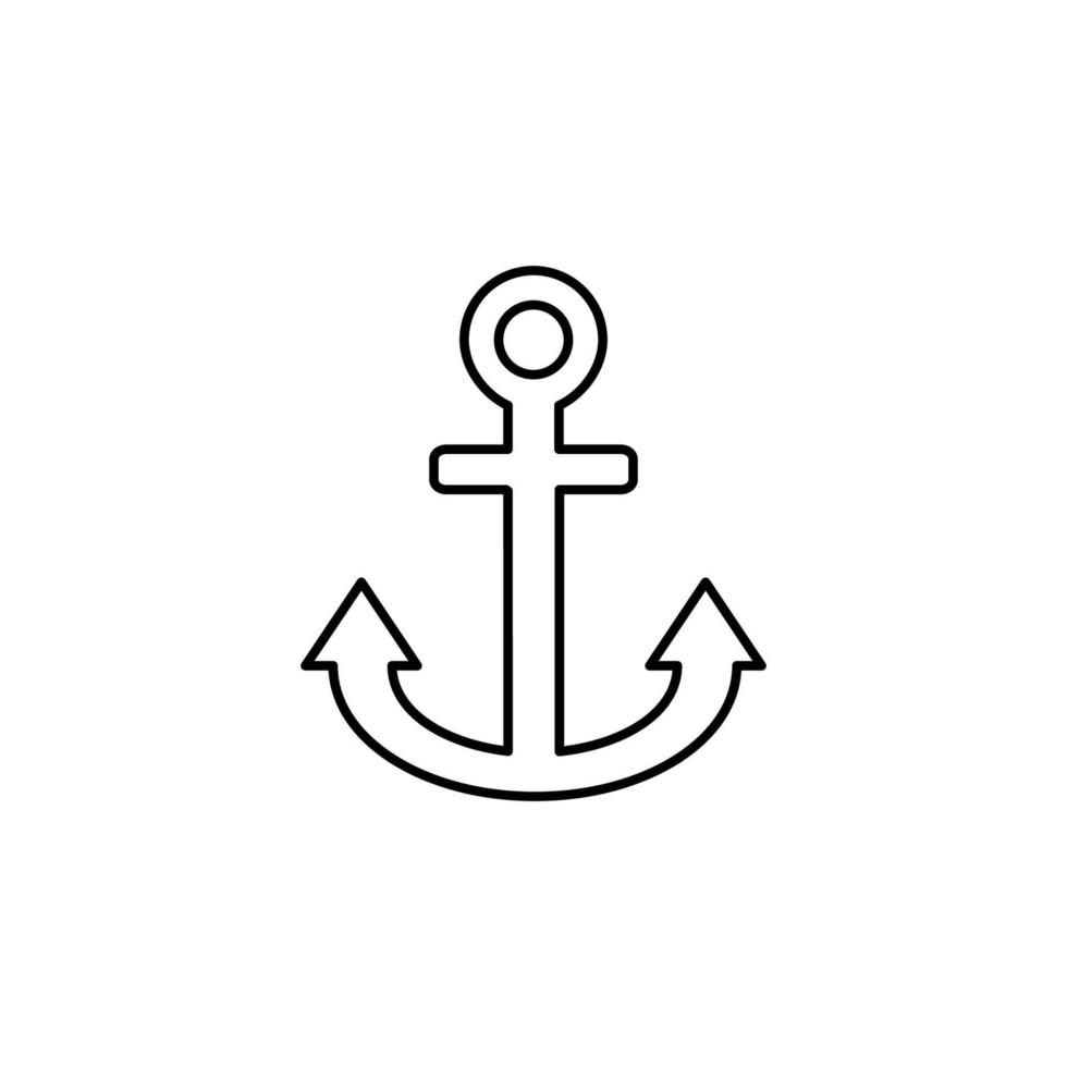 anchor icon design vector
