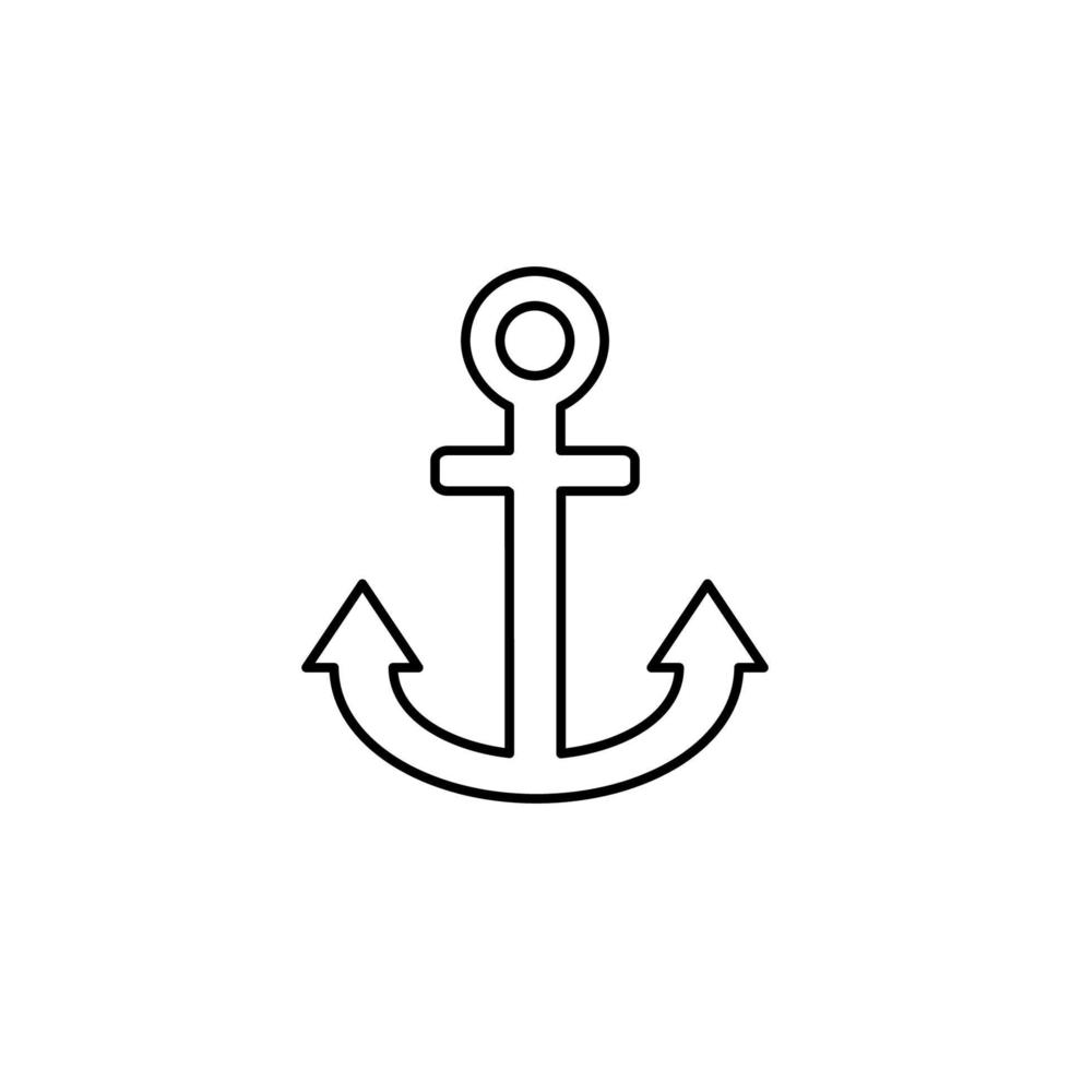 anchor icon design vector