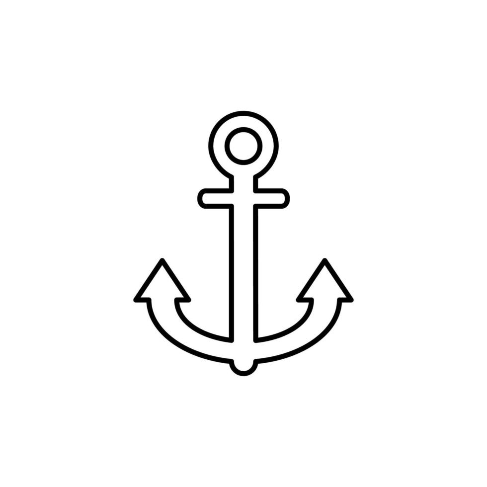 anchor icon design vector