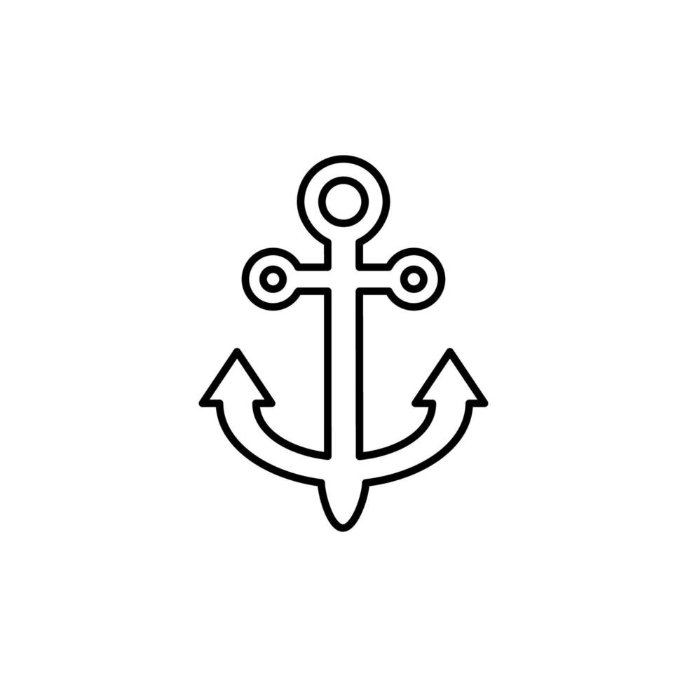 anchor icon design vector