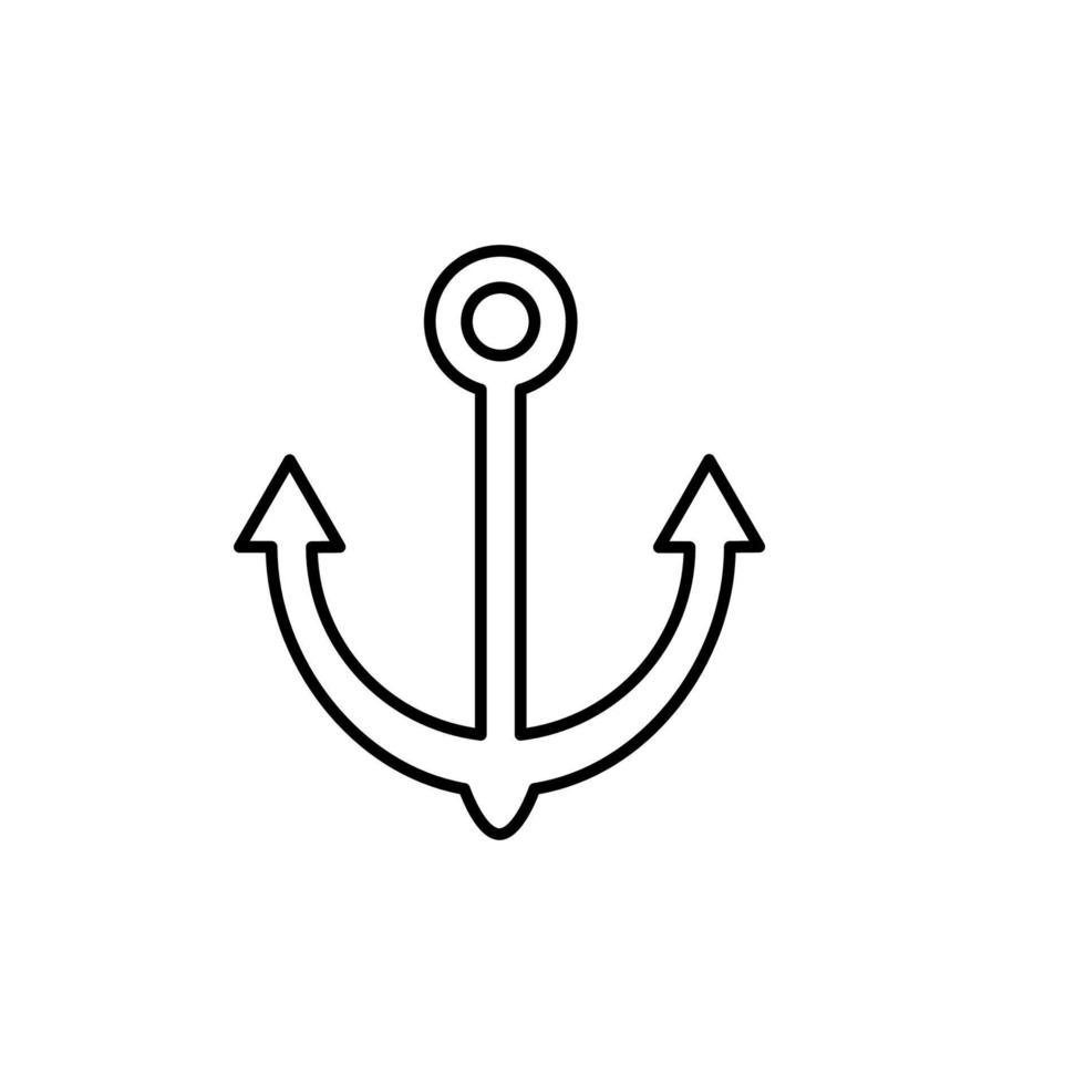 anchor icon design vector