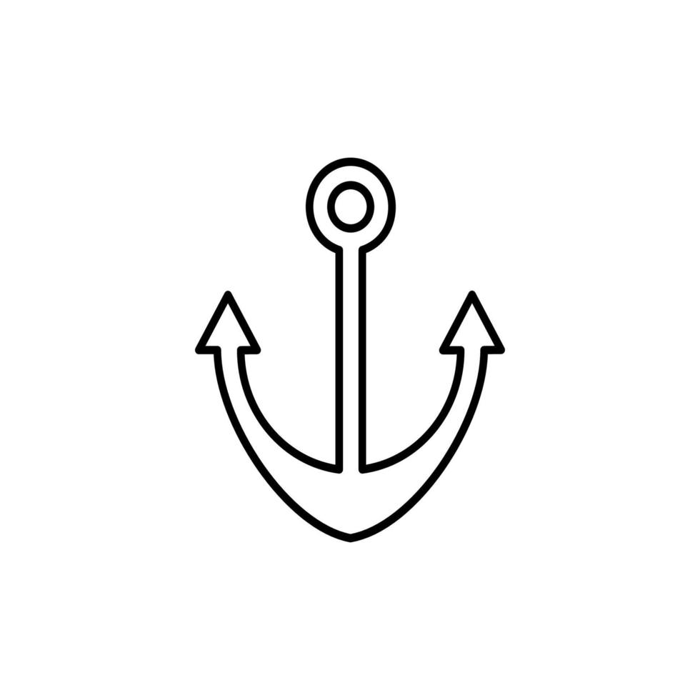 anchor icon design vector