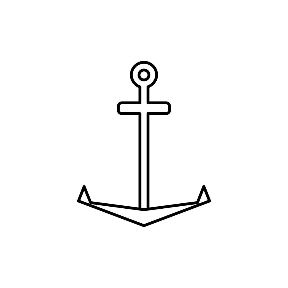 anchor icon design vector