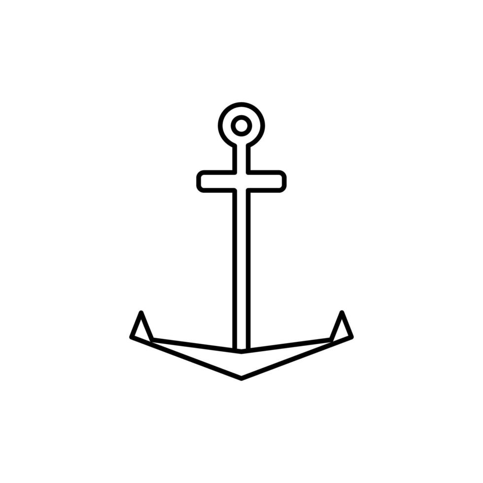 anchor icon design vector