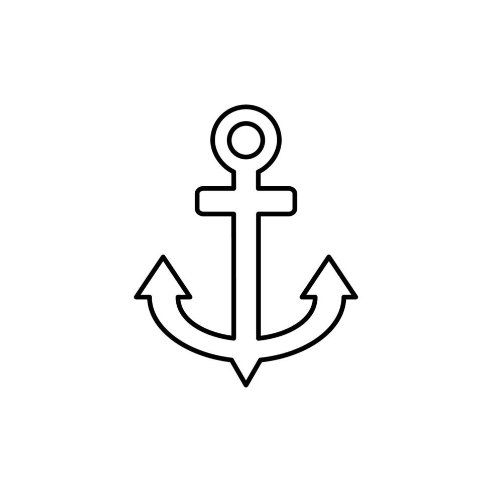 anchor icon design vector