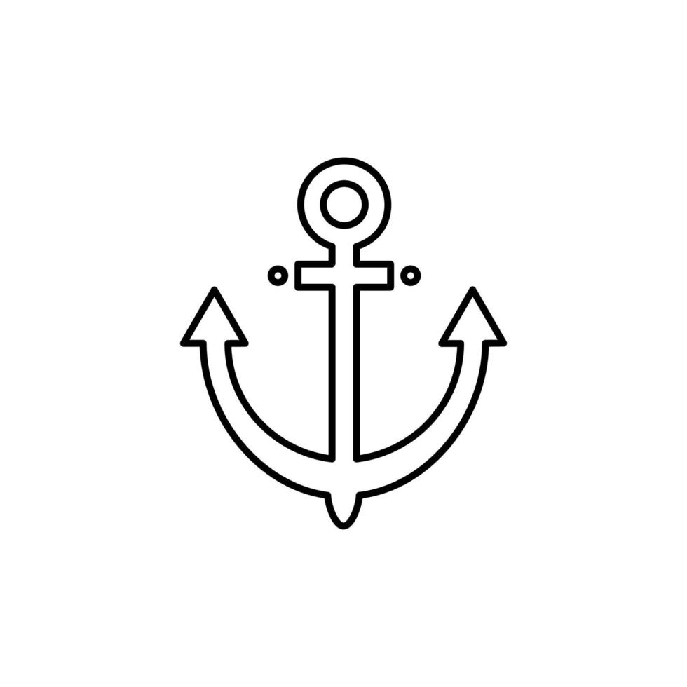 anchor icon design vector