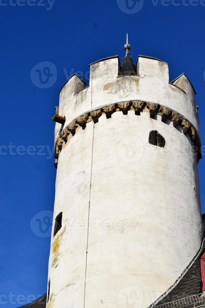 blanco torre de un castillo foto