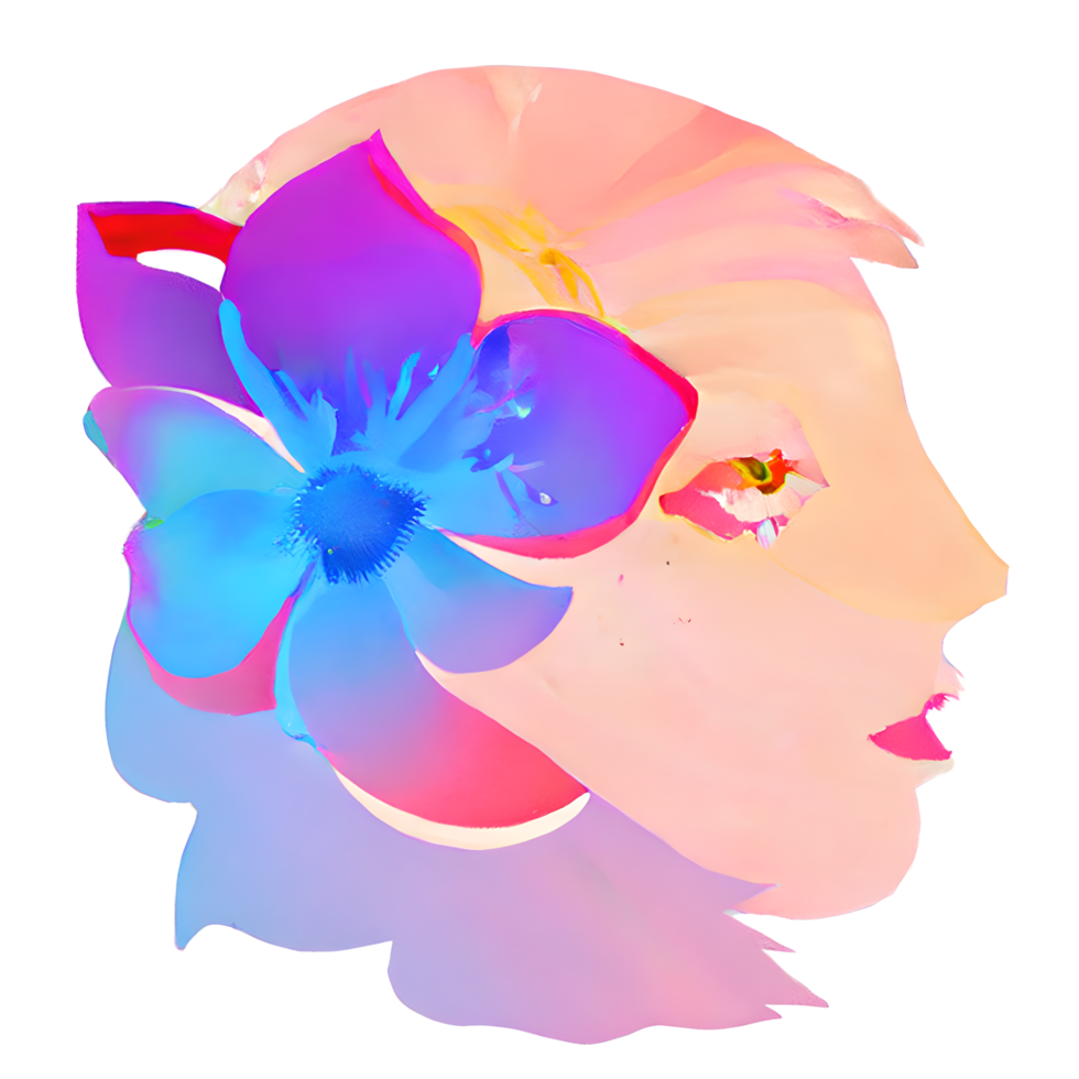 Jahrgang Wasser Farbe Blume Element png