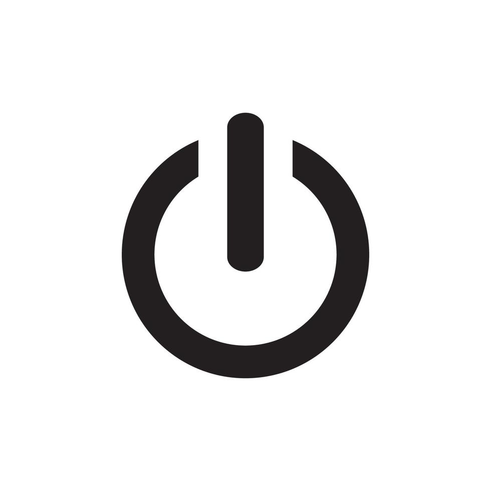 turn off icon design vector