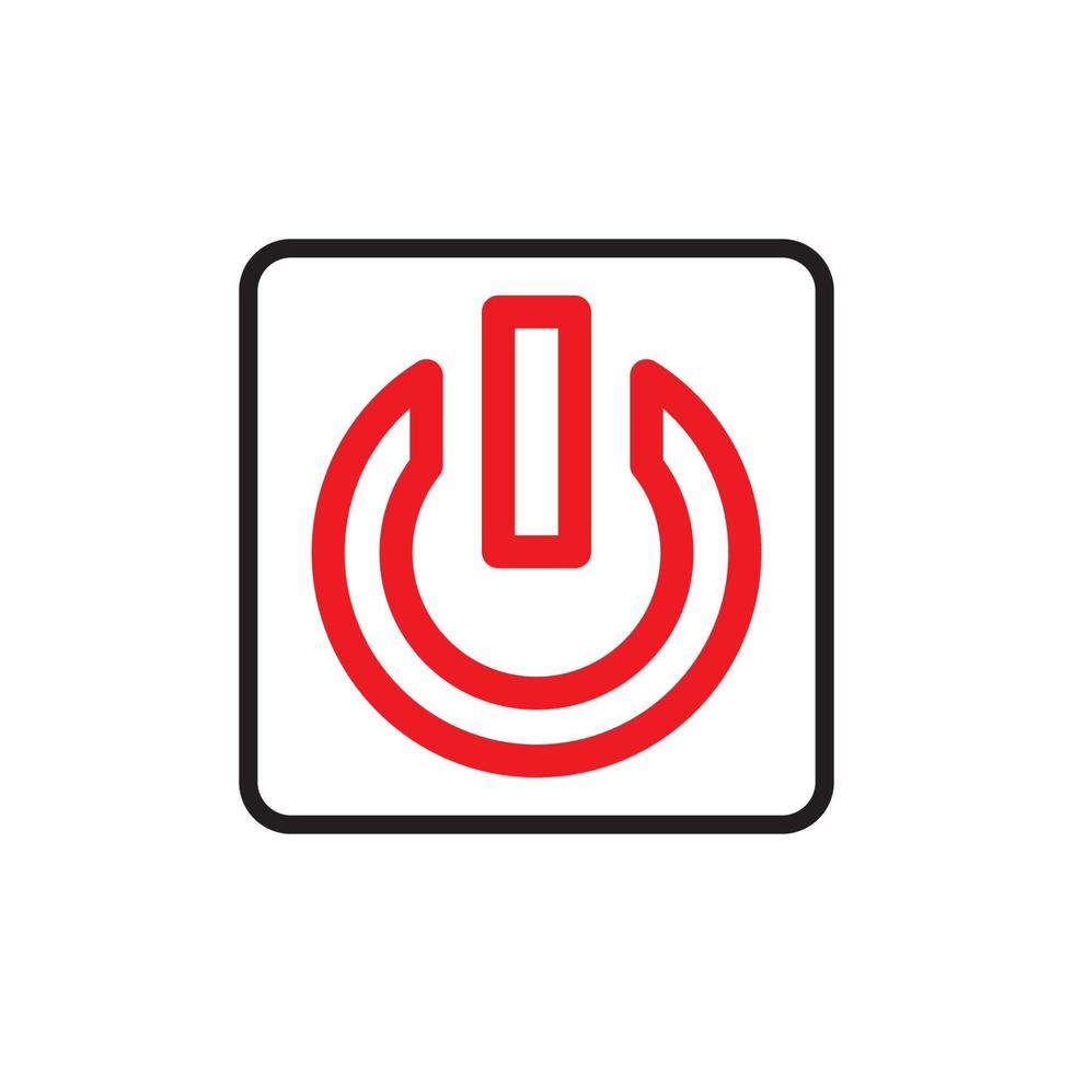 turn off icon design vector