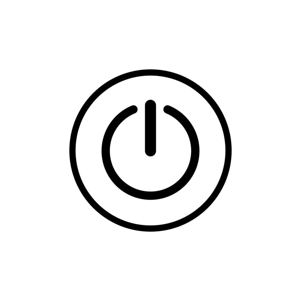 turn off icon design vector