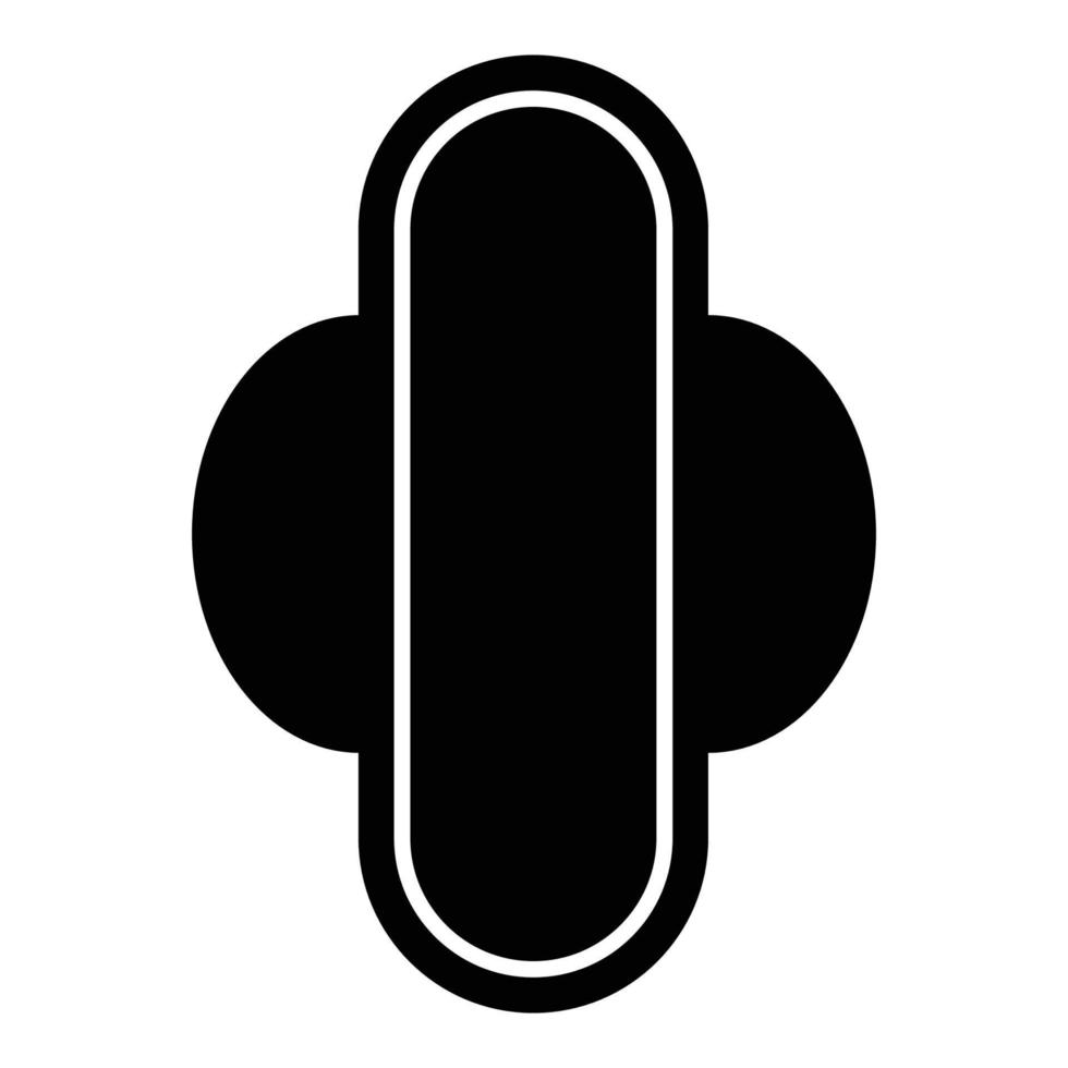 sanitary pad icon vector
